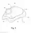Fig. 10 - Breathing mask with a sealing lip device