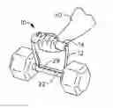 Fig. 01 - FLEXIBLE HANDLE FOR A DUMBBELL WEIGHT
