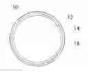Fig. 01 - Multi-piece golf ball comprising low hardness gradient core