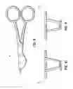Fig. 08 - Scissors for accessing an acute angle between sewn layers of material