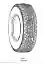 Fig. 02 - TIRE WITH ROUNDED TREAD ELEMENTS