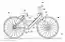 Fig. 01 - Adjustable bicycle frame for the change in the riding modes