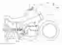 Fig. 01 - Rear wheel suspension structure of motorcycle