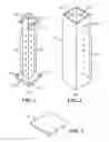 Fig. 02 - Railing support post with threaded receivers
