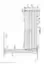 Fig. 07 - Railing support post with threaded receivers