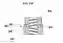 Fig. 35 - Double-end threaded body and internally-threaded body
