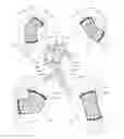 Fig. 01 - Motion recognition clothing [TM] with flexible electromagnetic, light, or sonic energy pathways