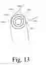 Fig. 13 - Motion recognition clothing [TM] with flexible electromagnetic, light, or sonic energy pathways