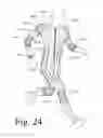 Fig. 24 - Motion recognition clothing [TM] with flexible electromagnetic, light, or sonic energy pathways