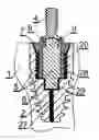 Fig. 01 - DENTAL DEVICE FIXING UNIT SECURED RESILIENTLY INTO IMPLANTS AND/OR DENTAL DEVICE FIXING UNIT SECURED INTO IMPLANTS ENABLING OPTIONAL ANGULAR POSITION ADJUSTMENT