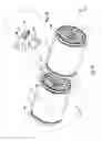 Fig. 02 - Filtration element with end cap and face seal