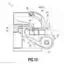 Fig. 14 - Inkjet printer with fan and port selectively blowing outside or recirculated air