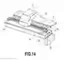 Fig. 15 - Inkjet printer with fan and port selectively blowing outside or recirculated air