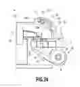 Fig. 27 - Inkjet printer with fan and port selectively blowing outside or recirculated air
