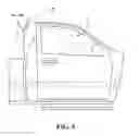 Fig. 07 - Sliding window assembly for a vehicle including a fixed panel having an arcuate configuration and including a rail defining a rail channel having a substantially linear configuration