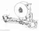 Fig. 01 - Winding reel for label dispenser