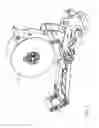 Fig. 02 - Winding reel for label dispenser