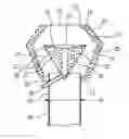 Fig. 01 - LOW-WIND-RESISTANCE RAINPROOF SILENCER FOR CHIMNEY