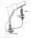 Fig. 01 - DEVICE FOR CONNECTING A FIXED PORTION OF A TURBINE ENGINE AND A DISTRIBUTOR FOOT OF A TURBINE ENGINE TURBINE