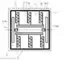 Fig. 01 - Capacitive micromechanical sensor structure and micromechanical accelerometer