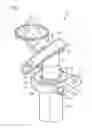 Fig. 18 - Tracking device comprising a receiving structure which can be adjusted about at least one axis, for mounting at least one element that is sensitive to electromagnetic waves and has a preferential radiation direction