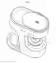 Fig. 06 - Upper driving type juice extractor