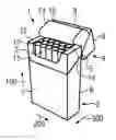 Fig. 01 - CONTAINER WITH GUIDE ELEMENT FOR ADHESIVE
