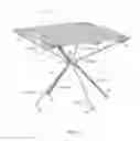 Fig. 02 - Collapsible table and method of adjusting the same
