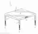 Fig. 01 - Table having adjustable legs