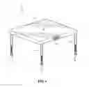 Fig. 02 - Table having adjustable legs