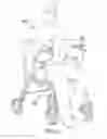 Fig. 06 - Ambulatory walker with seat