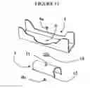Fig. 12 - RETAINING DEVICE FOR HOLDING ITEMS ON A HOSPITAL BED FRAME