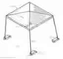 Fig. 01 - Canopy leg hold down plate