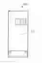 Fig. 01 - Self-locking door and product dispensing enclosure having a self-locking door