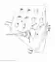 Fig. 10 - Heat sink for optical module array assembly