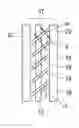 Fig. 01 - Printed circuit board having a ground plane with angled openings oriented between 30 to 60 degrees