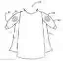 Fig. 01 - SURGICAL GOWN WITH FUNCTIONAL WINDOW