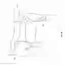 Fig. 23 - Orthopedic device for treating complications of the hip