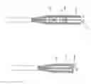 Fig. 19 - Thoracoscopic electroporation device with a suction head and with needle electrodes