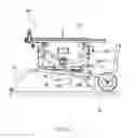 Fig. 07 - Collapsible stand for table saw
