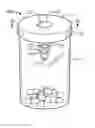 Fig. 01 - Container with Reusable Vacuum Seal Lid