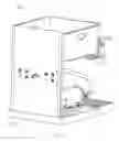 Fig. 07 - Beverage dispensing system having electric pumps and a removable tray for holding concentrate bags