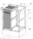 Fig. 01 - ELEMENT UNIT, SEPARATION MEMBRANE MODULE, ATTACHING AND DETACHING METHOD FOR SEPARATION MEMBRANE ELEMENT (AS AMENDED)