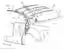 Fig. 01 - Articulated device between linkage assembly support arms of a collapsible roof