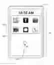 Fig. 01 - Lock screen with socialized applications