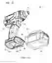 Fig. 19 - Electric tool powered by a plurality of battery packs and adapter therefor