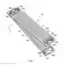 Fig. 02 - Fluid flow plate for a fuel cell