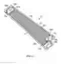 Fig. 03 - Fluid flow plate for a fuel cell