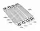 Fig. 01 - Fluid flow plate for a fuel cell