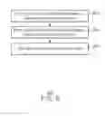 Fig. 10 - Broadside coupled differential transmission lines having alternating wide and narrow portions